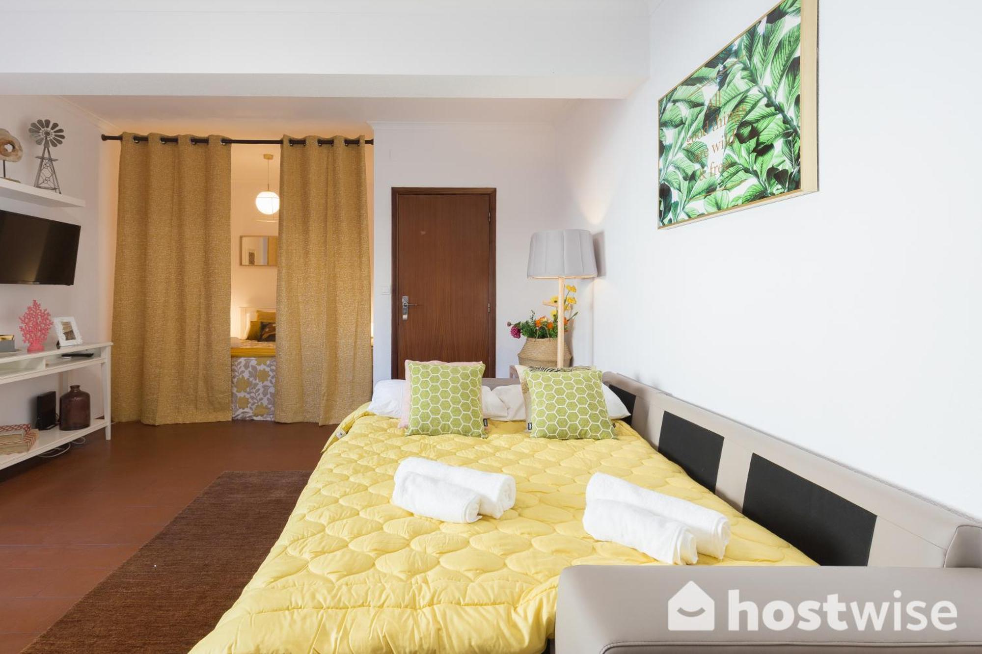 Host Wise - Comfy Bright Flats With Netflix * Oporto